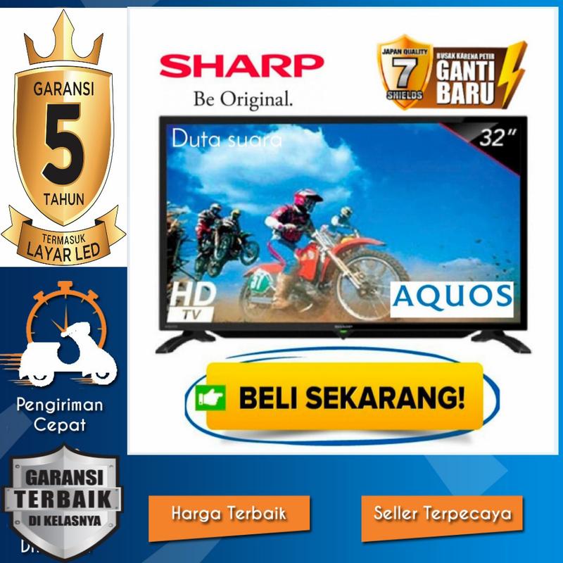 TV LED SHARP 32 Inch 32LE 180i Free Breket Led 32inc Garansi Resmi ...