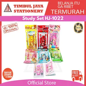 STUDY SET /PAKET ALAT TULIS 5 IN 1 PENSIL MEKANIK DISNEY HJ-1022