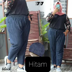 Baggy Pants Jeans Wanita Jumbo Premium