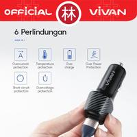Gambar Vivan CC02Q 30W Dual Port USB-A 3A Quick Charge 3.0 Car Charger - Vivan CC02Q dari Liem Group Kota Administrasi Jakarta Barat 4 Tokopedia