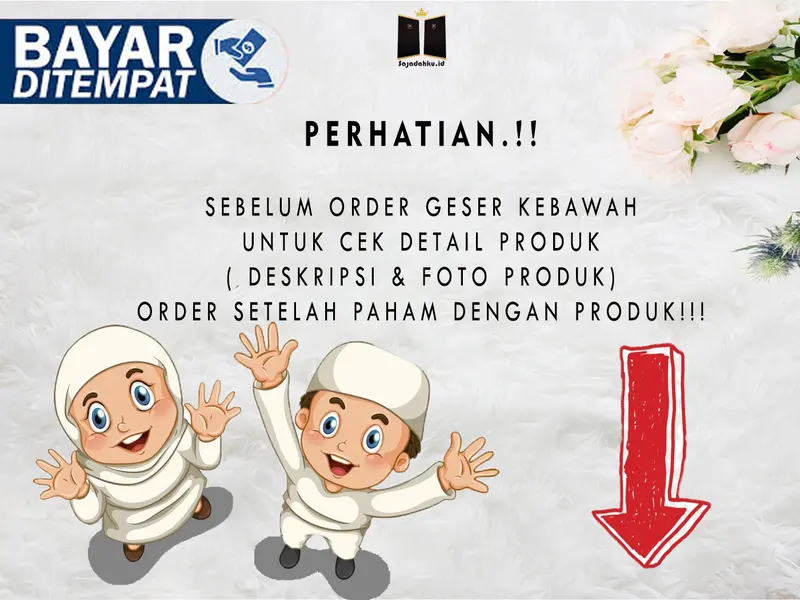 Sajadah turkey dewasa jumbo tebal terbar Ukuran 110x70 -Grosir Sajadah 8