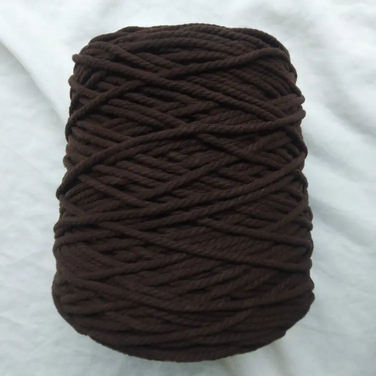 Tali Macrame Katun Coklat