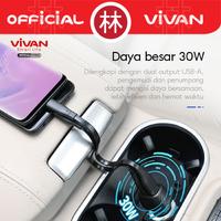 Gambar Vivan CC02Q 30W Dual Port USB-A 3A Quick Charge 3.0 Car Charger - Vivan CC02Q dari Liem Group Kota Administrasi Jakarta Barat 2 Tokopedia