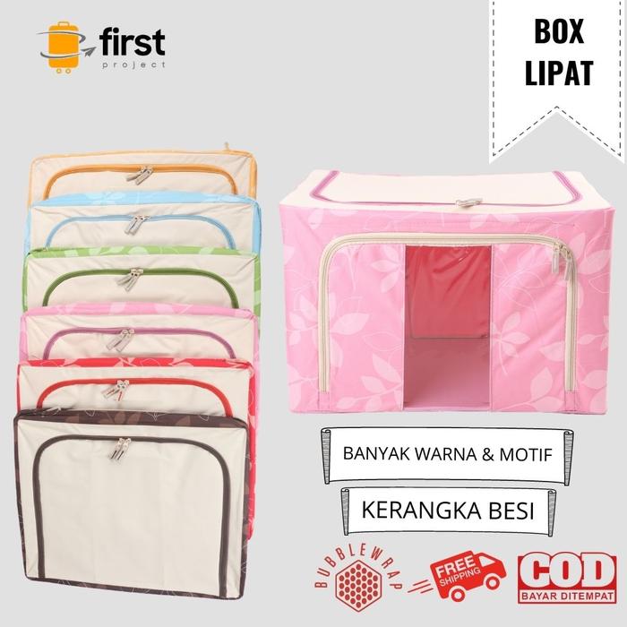 Gambar FIRST PROJECT - STEEL FRAMED OXFORD FOLDABLE STORAGE BOX 66 L dari Toko First Project Shop Kota Administrasi Jakarta Barat Tokopedia
