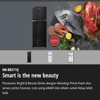 Gambar PANASONIC NR BB271Q S PK - LEMARI ES 2 PINTU GLASSDOOR INVERTER 266 L - Hitam dari Enter Electronic Kota Tangerang Selatan 5 Tokopedia