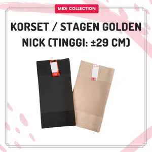 Korset Stagen GOLDEN NICK ST-901T Pasca Melahirkan/Menari(±29cm) Bahan Nyaman & Kuat