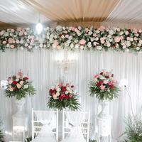 Gambar dekorasi akad pernikahan/akad nikah murah/dekorasi pernikahan dari Naqie Florist Kota Tangerang Selatan 2 Tokopedia