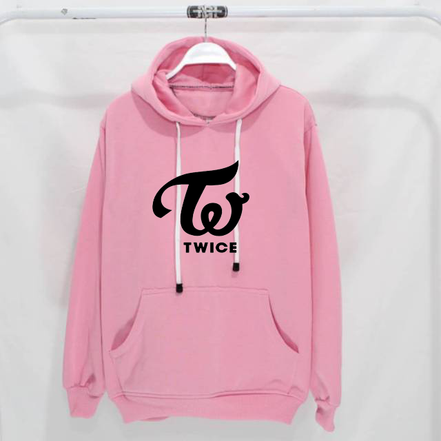 Jual SWEATER HOODIE TWICE JAKET KPOP KOREA GROUP BAND ONCE - XXL