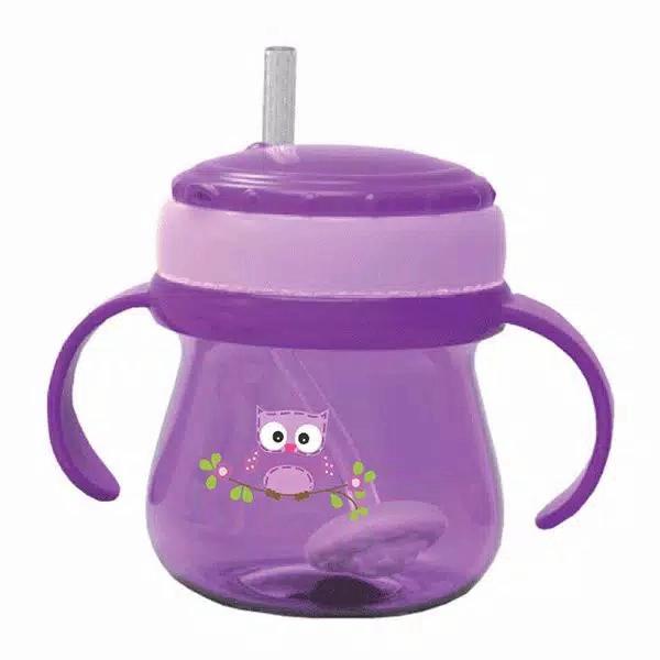 Gambar botol minum anak baby safe wieghted straw training cup 250 ml dari abrisam babyshop Kab. Bekasi 5 Tokopedia