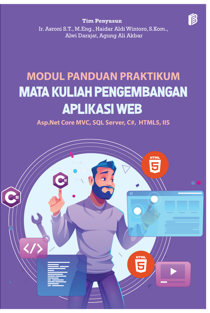 Gambar MODUL PANDUAN PRAKTIKUM MATA KULIAH PENGEMBANGAN APLIKASI WEB Asp.Net dari bintangsemestabook Kab. Sleman Tokopedia