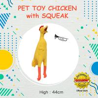 Gambar Mainan Anjing Ayam Karet Suara Squeak Tinggi 44cm | Pet Toy with Squeak dari Octagon Pet Indonesia Kota Administrasi Jakarta Barat 5 Tokopedia