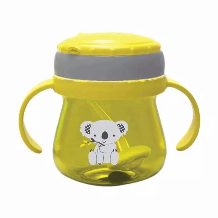 Gambar botol minum anak baby safe wieghted straw training cup 250 ml dari abrisam babyshop Kab. Bekasi 4 Tokopedia