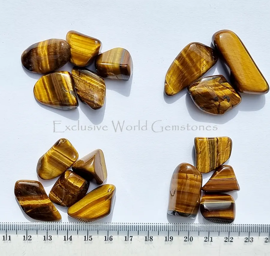 1.18.2TB - Golden Tiger Eye Tumbled Size S M - SET 20 Gram - RANDOM