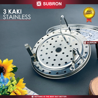 Gambar SUBRON Steamer Alas Kukus Teratai 24 cm Tatakan Stainless Steel dari SUBRON KITCHENWARE Kab. Bandung 4 Tokopedia