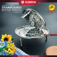 Gambar SUBRON Steamer Alas Kukus Teratai 18 20 cm Tatakan Stainless Steel - 18 dari SUBRON KITCHENWARE Kab. Bandung 2 Tokopedia