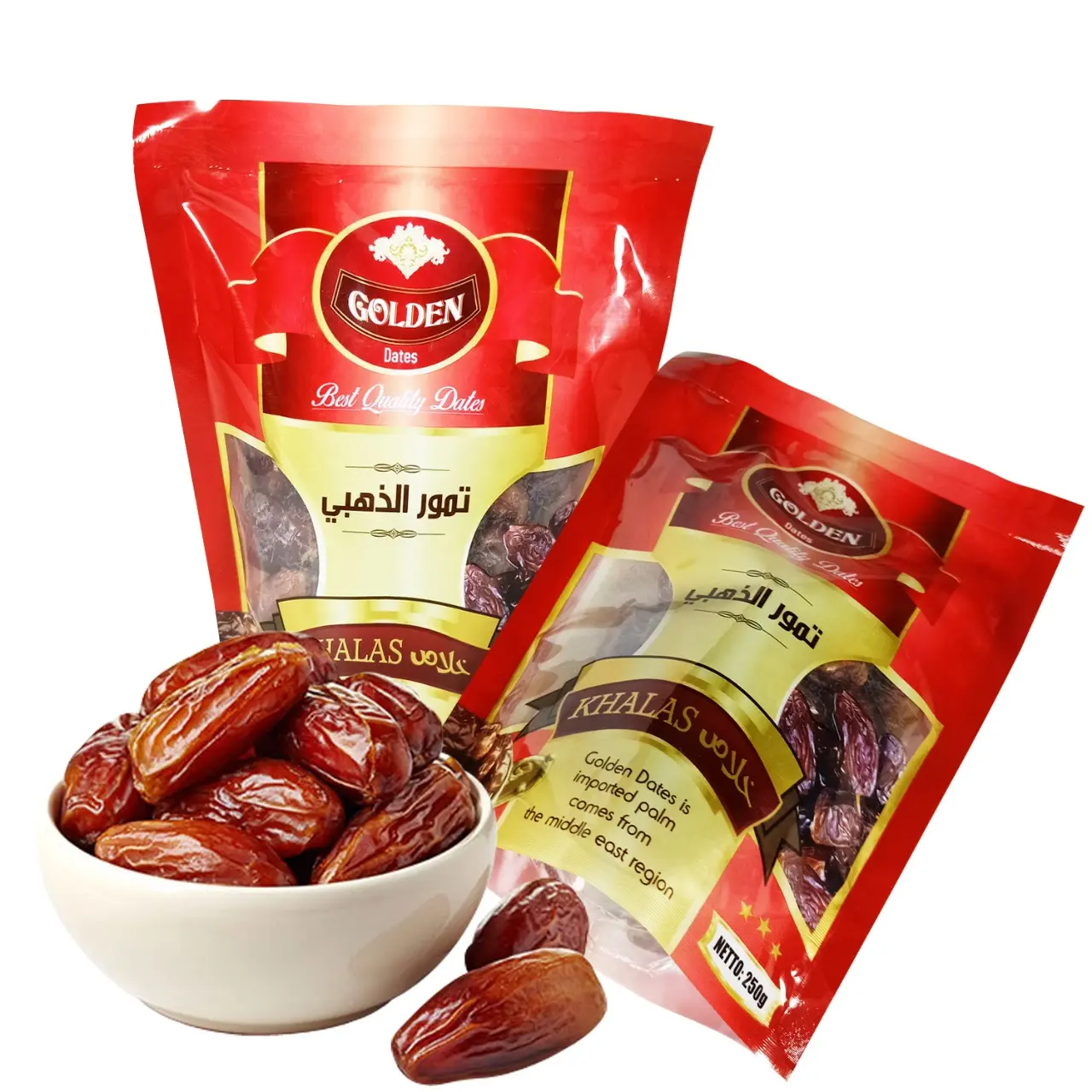kurma khalas 500 gram Golden date asli arab