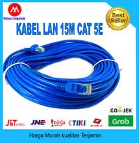 Gambar KABEL LAN UTP CAT 5E SIAP PAKAI 15 Meter Kualitas Bagus dari Mutiara Computindo Kab. Bekasi 2 Tokopedia