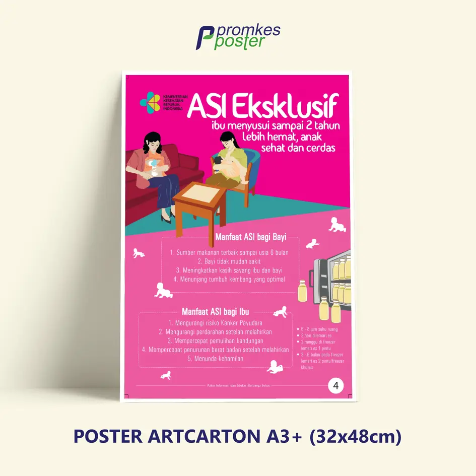 Poster Kebidanan Asi Eksklusif 2 Tahun