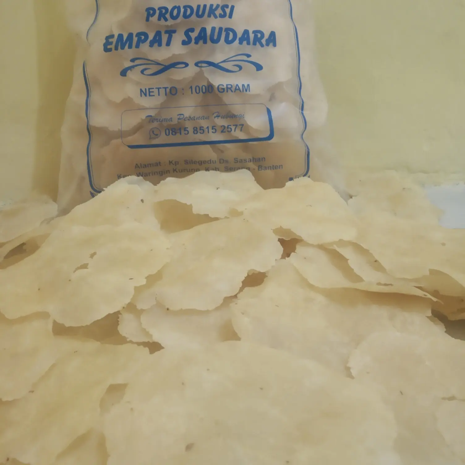 emping melinjo mentah 1kg