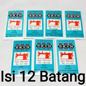Jarum 555 HA × 1 Mesin Jahit Kecil Atau Portable