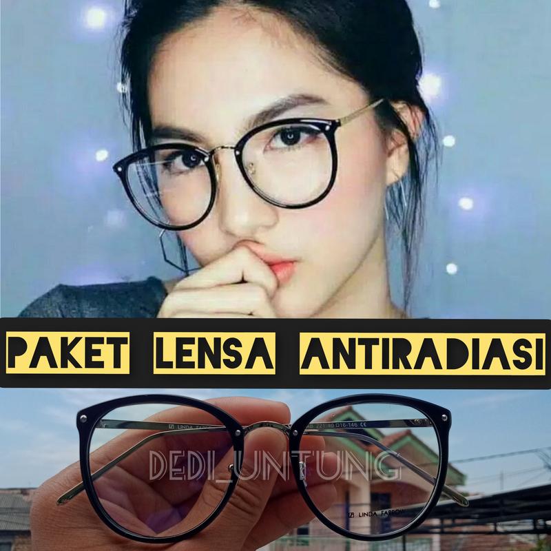 frame kacamata wanita gratis lensa minus, plus dan cylinder 0