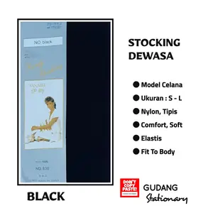 Stocking Pantyhose | Celana Pants Style S - L | Hitam ANNABEL