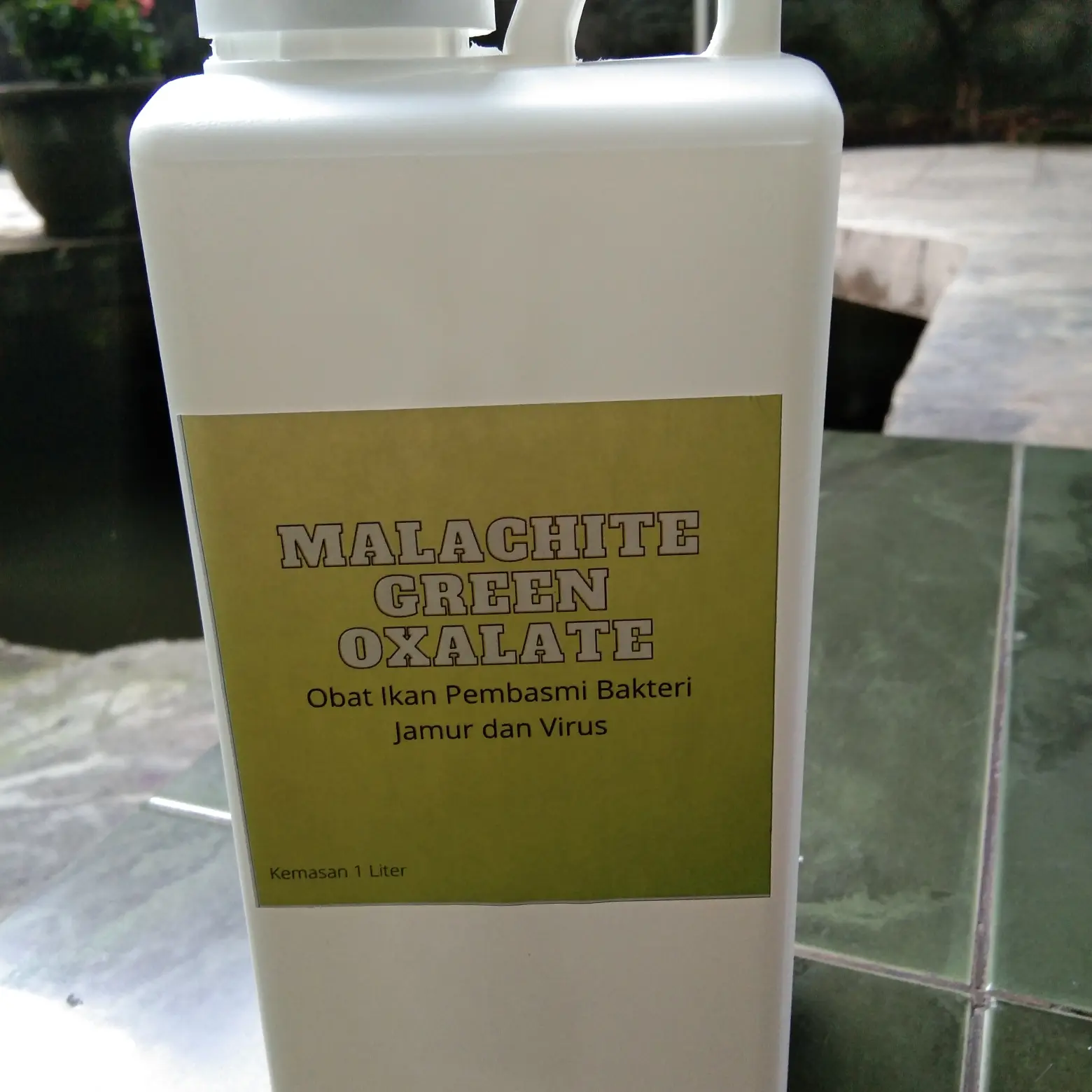 Malachite Green Oxalate 1 liter - Obat Ikan Hijau Pembasmi Parasit