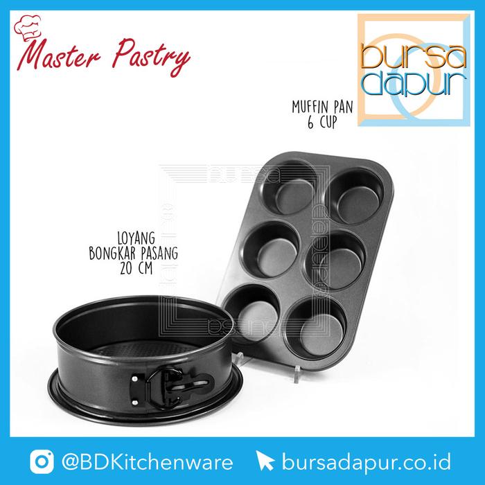 Gambar VALUE 2 PCS SET 6 Cup Muffin Pan / Spring Form 20 cm dari Bursa Dapur Mall Kota Administrasi Jakarta Barat Tokopedia