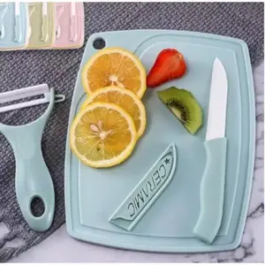 Pisau dapur set Ceramic 3 in 1 kitchen tools