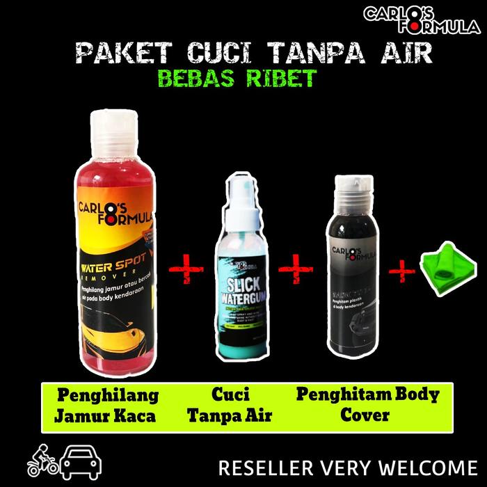 Gambar Carlos Formula - Paket Cuci Kendaraan Tanpa Air Waterless Car Wash dari Carlosformula Kota Surabaya Tokopedia