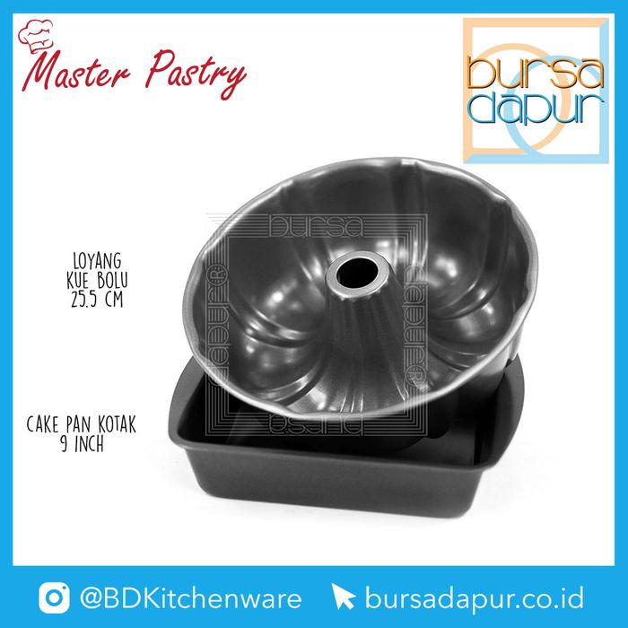 Gambar VALUE 2 PCS SET Bundt Form / Square Cake Pan dari Bursa Dapur Mall Kota Administrasi Jakarta Barat Tokopedia