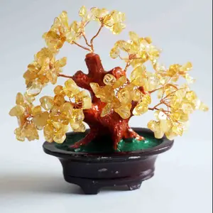 Pohon Kristal Bonsai Citirine