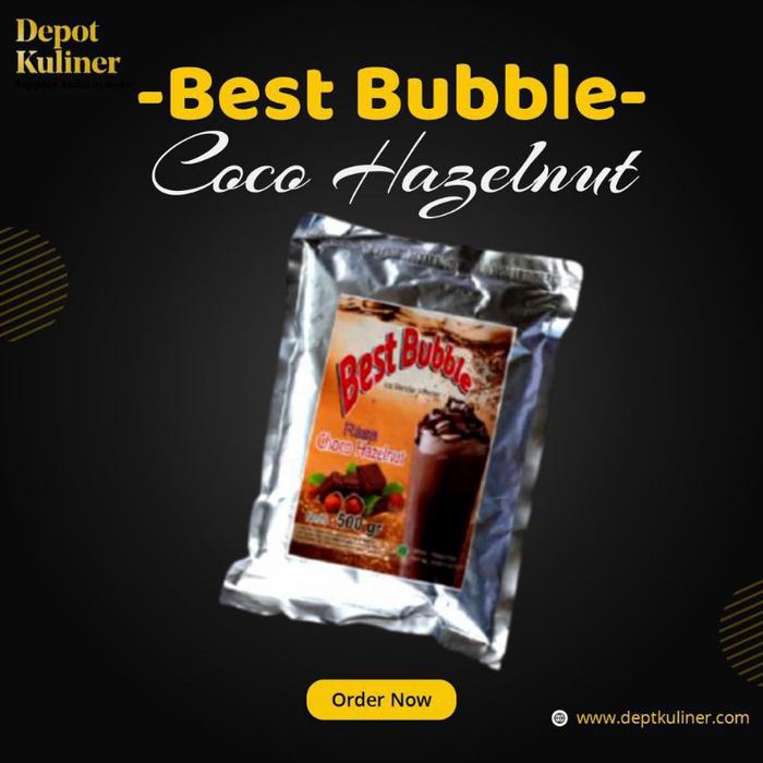 Gambar Bubuk Minuman Best Bubble Choco Huzelnut Ice Blended Bubble Powder 500 dari DURIAN MAIDANII Kota Medan Tokopedia