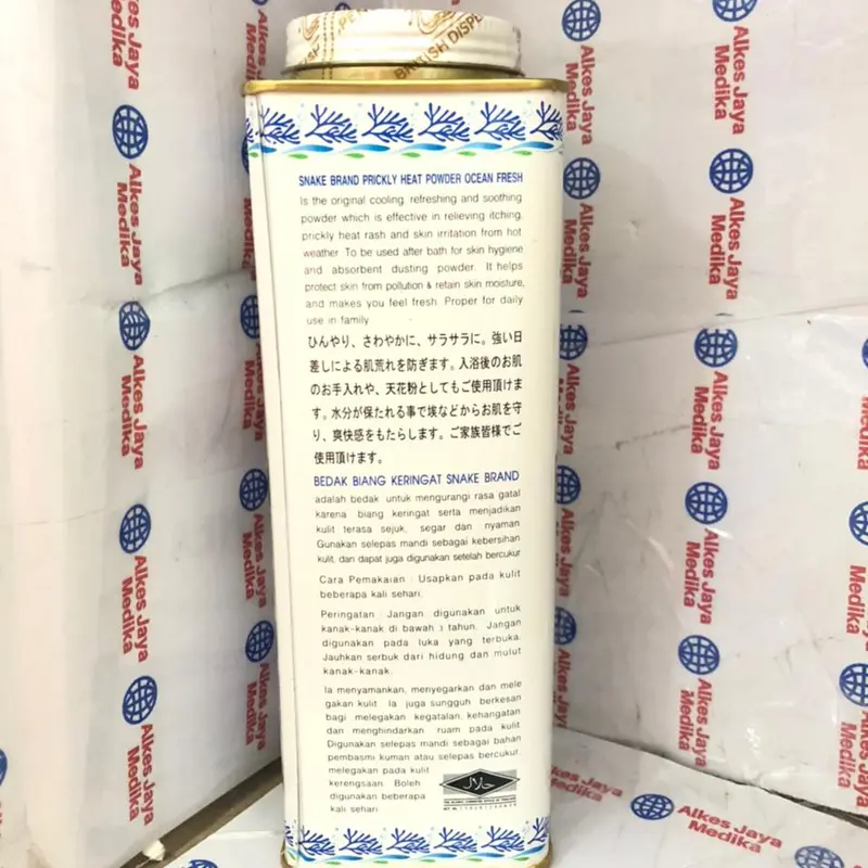 Bedak Ular Prickly Heat 300 gram - Ocean Fresh 4