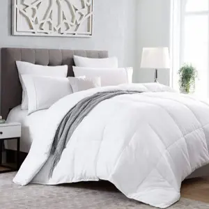 Bedcover Only Polos Putih Microtex
