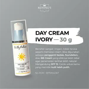 Day Cream ( CC CREAM ) IVORY Benings Clnic by dr. Oky Pratama Foundation Blemish