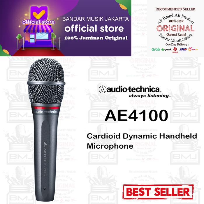 Gambar Mic Dynamic Audio Technica AE4100 Cardioid ,BMJ dari Bandar Musik Jakarta BMJ Kota Administrasi Jakarta Pusat Tokopedia