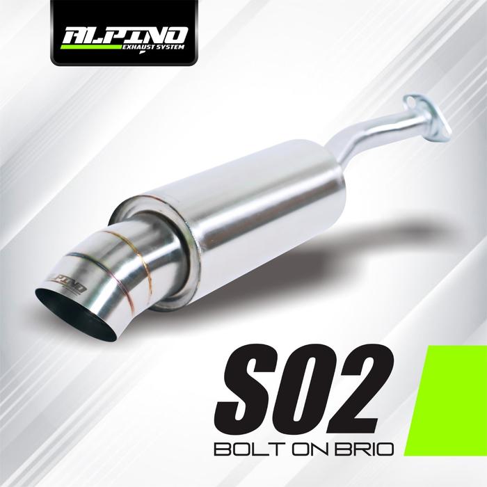 Gambar Knalpot Bolt on Honda Brio Alpino S-02 dari Alpino Exhaust Kab. Purbalingga Tokopedia