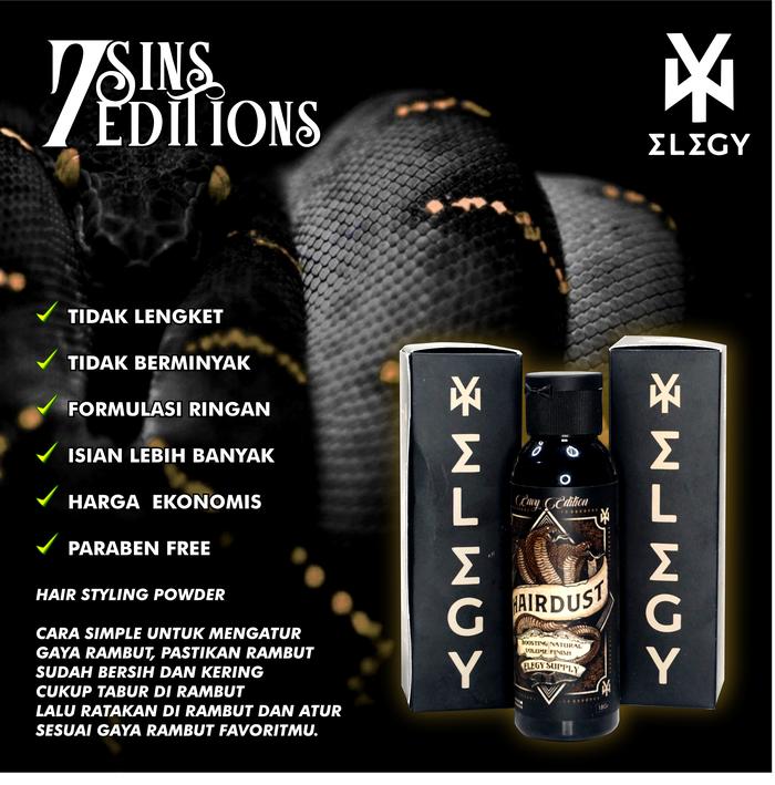 Gambar ELEGY HAIR POWDER / HAIRDUST 18GR / ENVY EDITION dari elegysupply Kota Denpasar Tokopedia