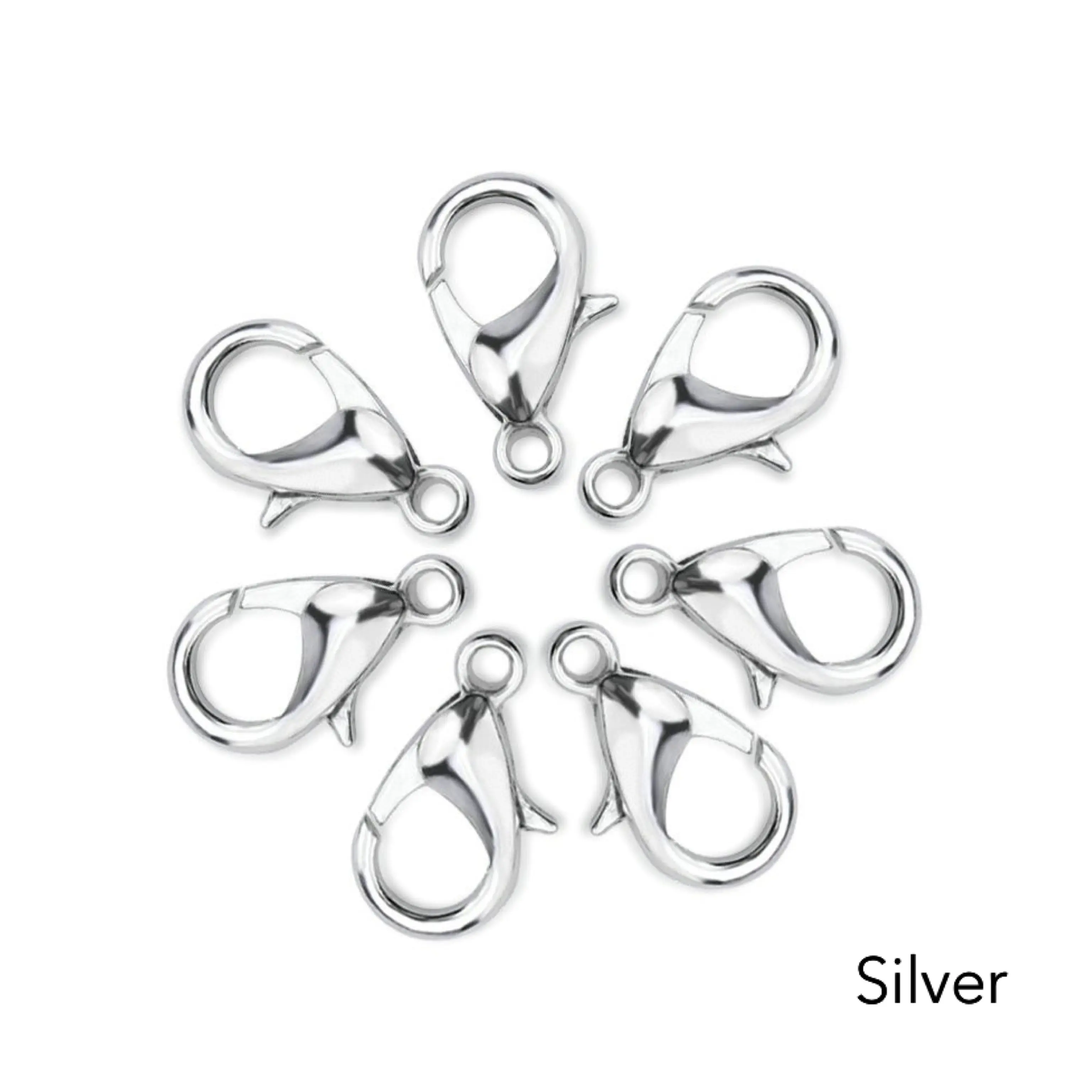 Kokot udang Pengait Beo Silver Bahan Pengait Masker Craft CRPBB