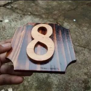 Nomor Kamar Kontrakan KosKosan Kayu Poles