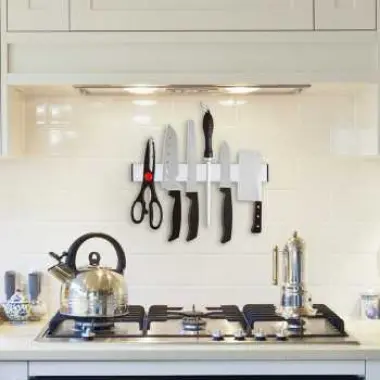 Rak Holder Hanger Knife Pisau Dapur Tempel Magnet Serbaguna Organizer 3