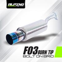 Gambar Knalpot Bolt on Honda Brio Alpino F-03 Burntip dari Alpino Exhaust Kab. Purbalingga 1 Tokopedia