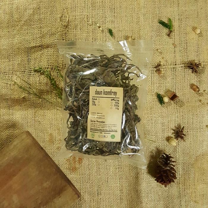 Gambar DAUN KOMFREY COMFREY KERING 500 GRAM - Symphytum - MURNI - JSR dari GUBUK HERBAL INDONESIA - OFFICIAL STORE Kota Surakarta Tokopedia