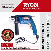Gambar Ryobi Mesin Bor Impact Drill Set PD-550K / Bor Tembok + Busa+FaceShiel dari Kenmaster Official Store Kota Administrasi Jakarta Utara 1 Tokopedia