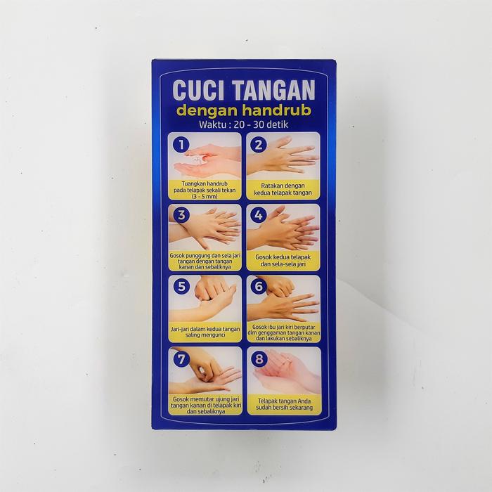 Gambar Akrilik Petunjuk Cuci Tangan dengan Handscrub dari Sahabat Sejasa Kab. Sleman Tokopedia