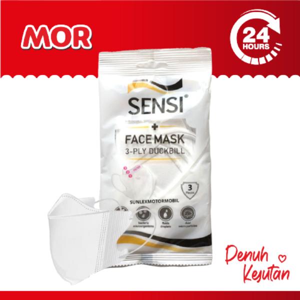 SENSI Mask Duckbill Masker 3s