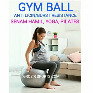 UNISTAR GYM BALL ANTI LICIN / SLIP SENAM HAMIL YOGA PILATES
