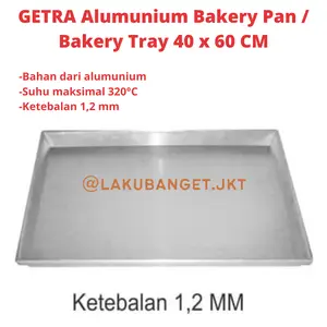 GETRA Alumunium Bakery Pan / Bakery Tray 40 x 60 CM