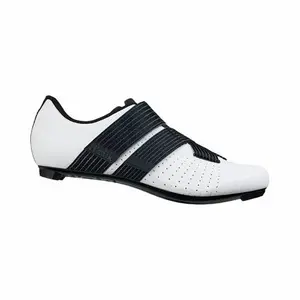 Sepatu Sepeda Fizik Shoes R5 Tempo Powerstrap White - Black